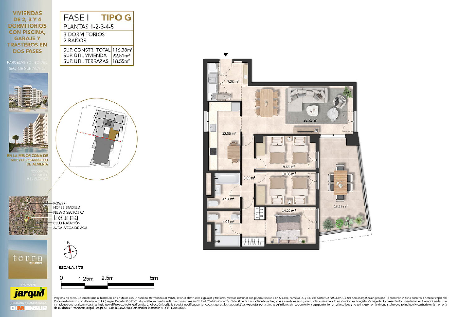 Dimensur Terra. Vivienda 1G Fase 1