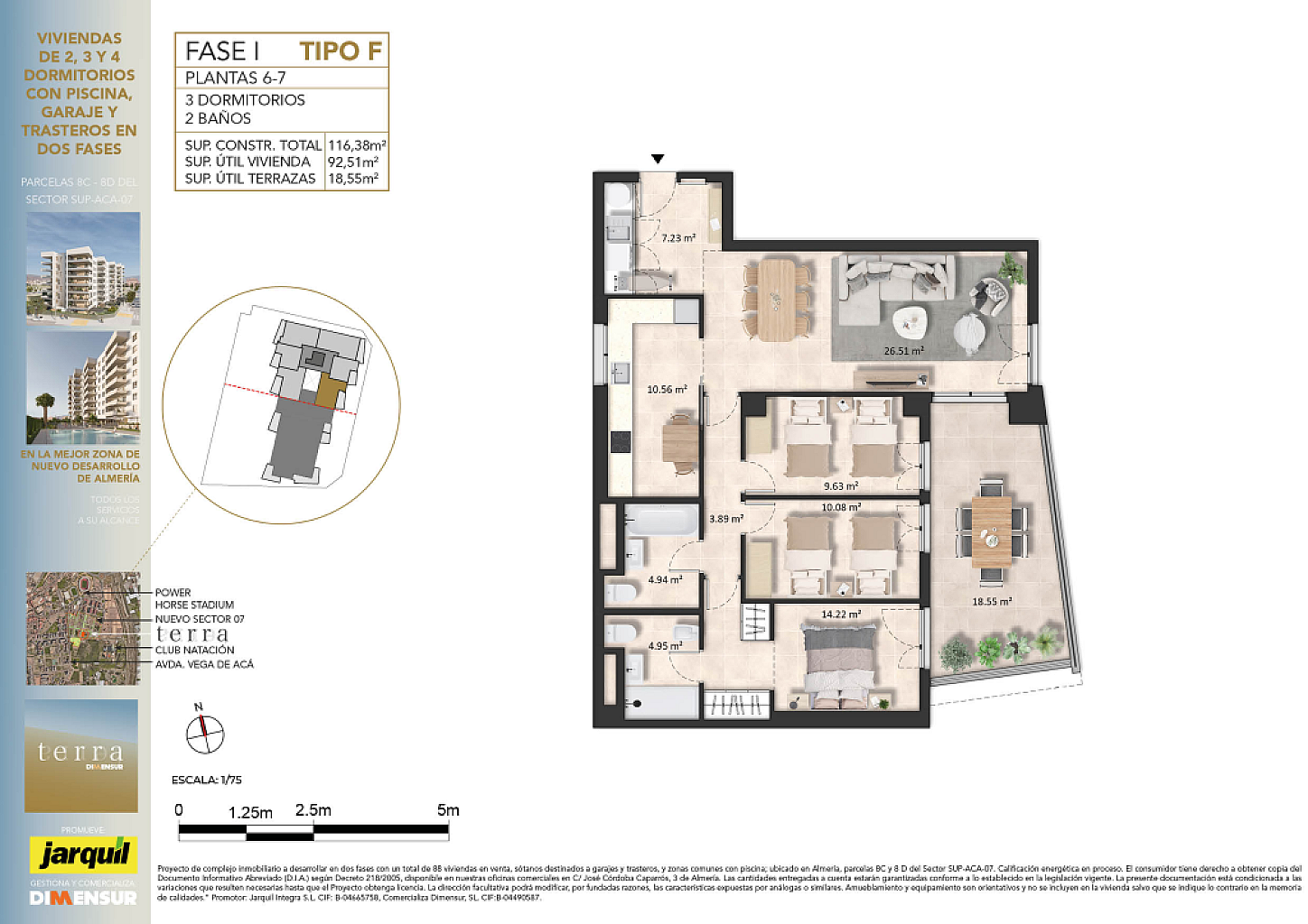 Dimensur Terra. Vivienda 6F Fase 1