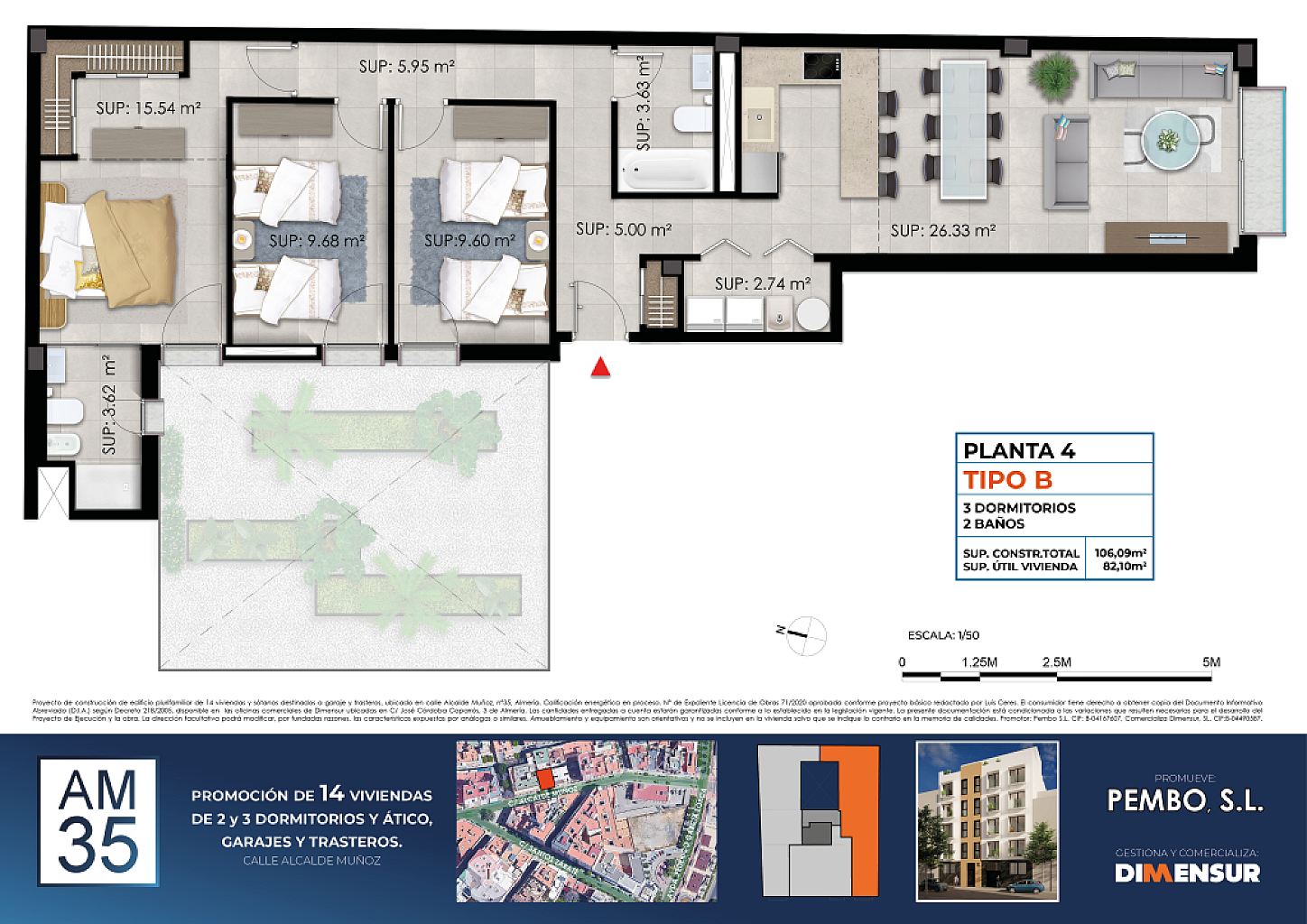 AM35. VIVIENDA 4º B