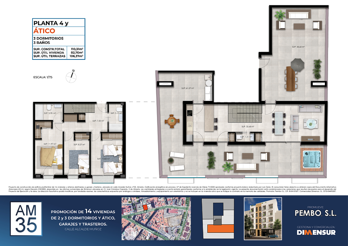 AM35. VIVIENDA ATICO